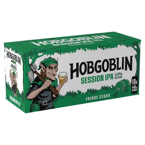 Hobgoblin Session IPA Ale Beer Cans 10x440ml