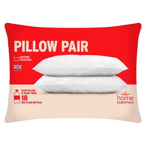 Morrisons Essentials Pillow Pair