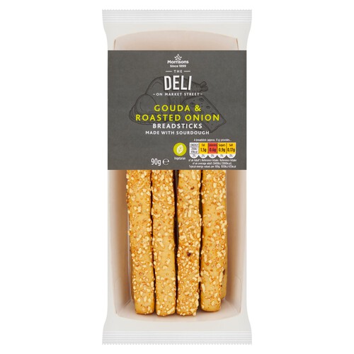 Morrisons Deli Gouda & Roasted Onion Breadsticks 