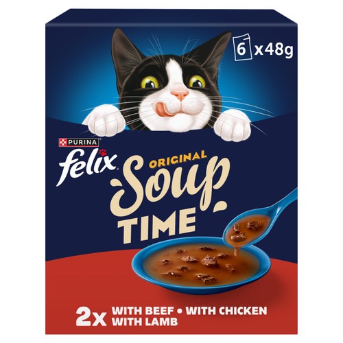 Felix Soup Farm Selection Wet Cat Food