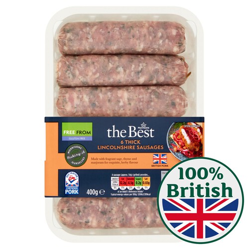 Morrisons The Best Thick Lincolnshire Sausages