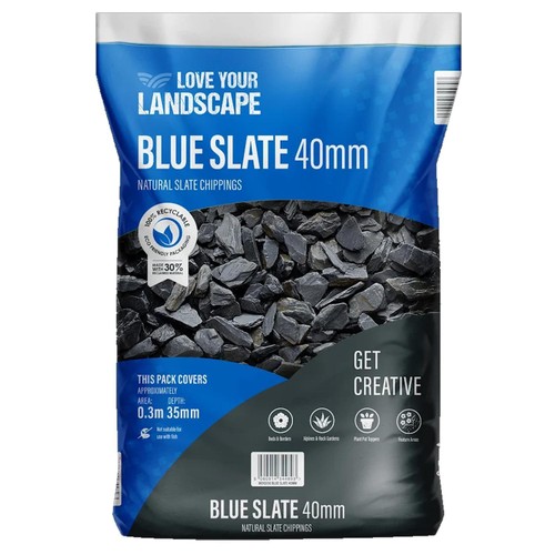 Love Your Landscape Blue Slate 40mm Decorative Aggregates 