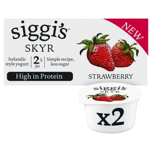 Siggi'S Skyr Strawberry 2x140g
