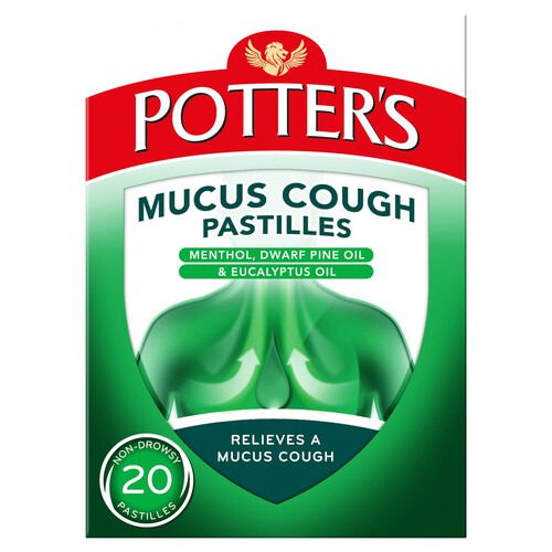 Potters Mucus Cough Pastilles 