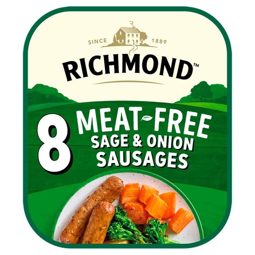 Richmond Sage Onion Meat Free Sausages