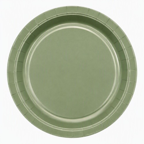 Nutmeg Deep Green Plate 10 Pack