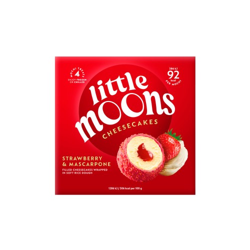Little Moons Strawberry & Mascarpone Cheesecakes Mochi