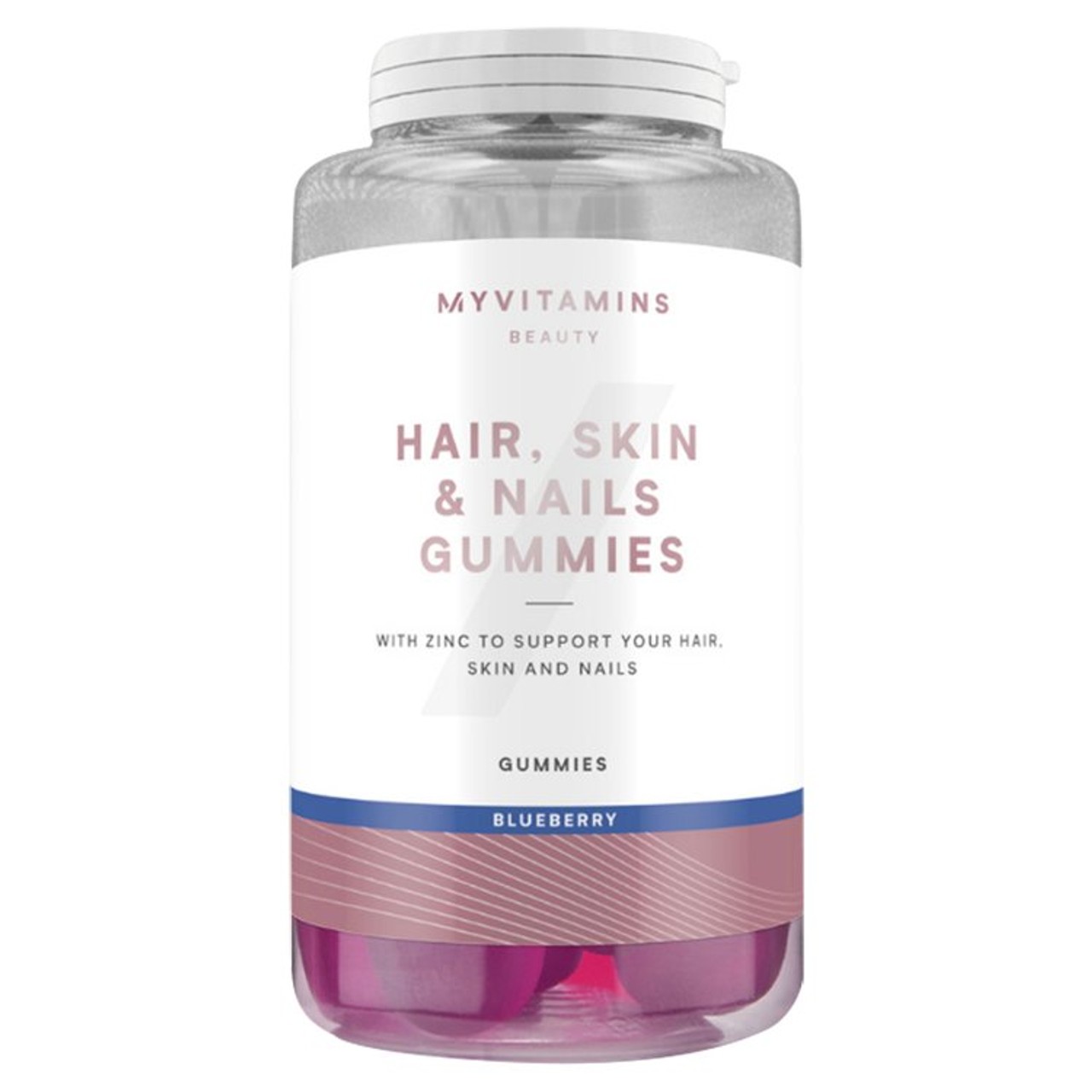 Myvitamins Hair Skin And Nails 60 Gummies Blueberry