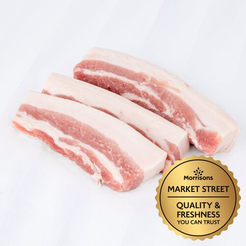 Market Street British Pork Belly Slices