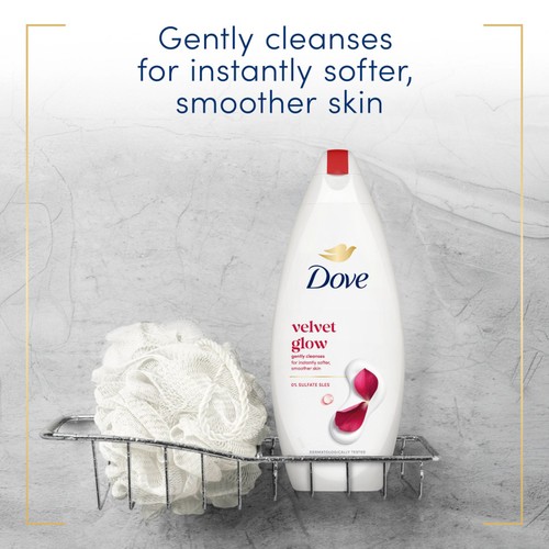 Dove Velvet Glow Body Wash Shower Gel  225ml