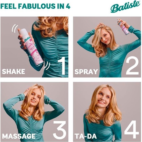 Batiste Sensitive Scalp Lightly Fragranced Dry Shampoo   200ml