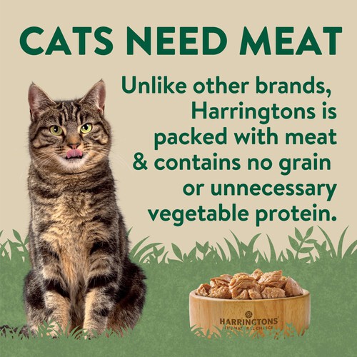 Harringtons Wet Cat Food Pouches Meat in Gravy