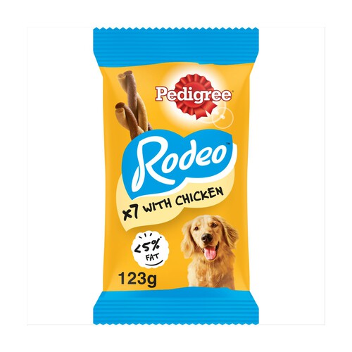 Pedigree Rodeo Adult Dog Treats Chicken 7 Sticks