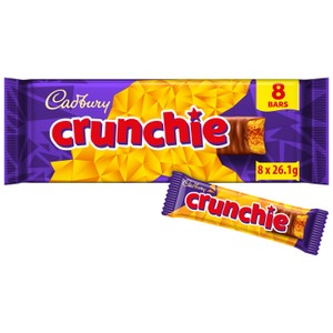Cadbury Crunchie Chocolate 8 Pack Multipack 208.8g