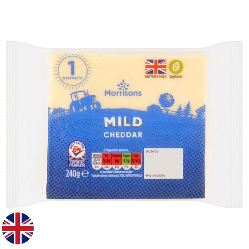 Morrisons Mild Cheddar 240g