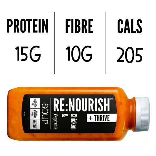 RENOURISH +Thrive Chicken & Vegetable Soup 500g