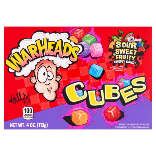 Warheads Chewy Cubes