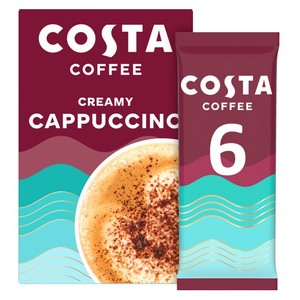 Costa Creamy Cappuccino Coffee 6 X 17G