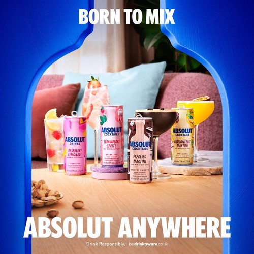 Absolut Vodka Raspberry Lemonade 250ML