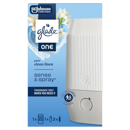 Glade One Sense And Spray Holder Clean Linen 13Ml