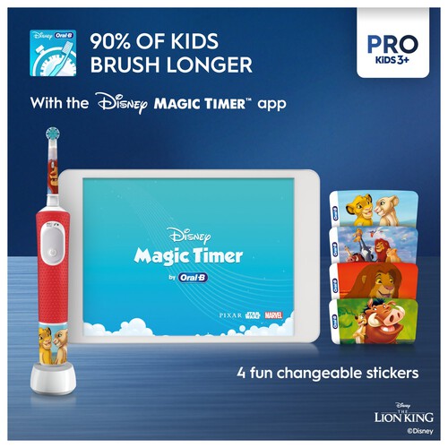 Oral-B Kids Lion King Vitality Pro Rechargeable Toothbrush Age 3+