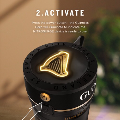 Guinness NitroSurge Device - Use with NitroSurge Cans
