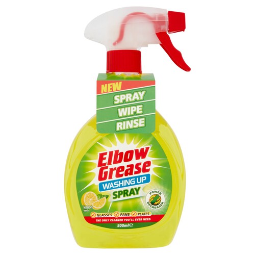 Elbow Grease Lemon Washing Up Liquid Spray