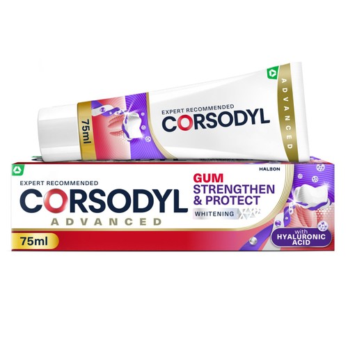 Corsodyl Gum Strengthen & Protect Whitening Toothpaste, 75ml