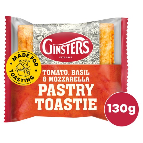 Ginsters Tomato, Basil & Mozzarella Pastry Toastie 130g
