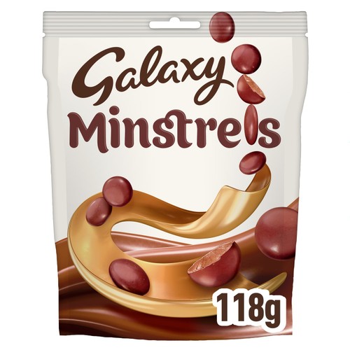 Galaxy Minstrels Milk Chocolate Pouch Bag 118g