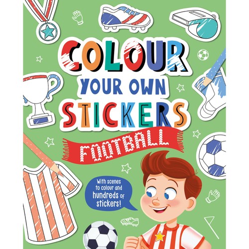 Igloo Books Colour Your Own Stickers Football