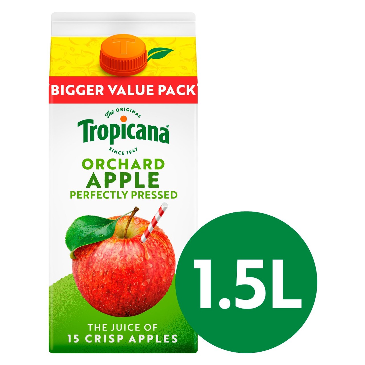 Tropicana Orchard Apple Perfectly Pressed Fruit Juice1.5L