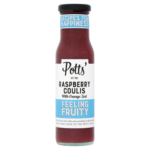 Potts Raspberry Coulis With Orange Zest 240ml