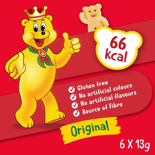 Pom-Bear Original Multipack Crisps 6 Pack x 13g