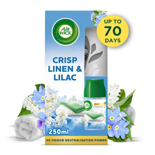 Air Wick Freshmatic Kit & Refill Crisp Linen & Lilac