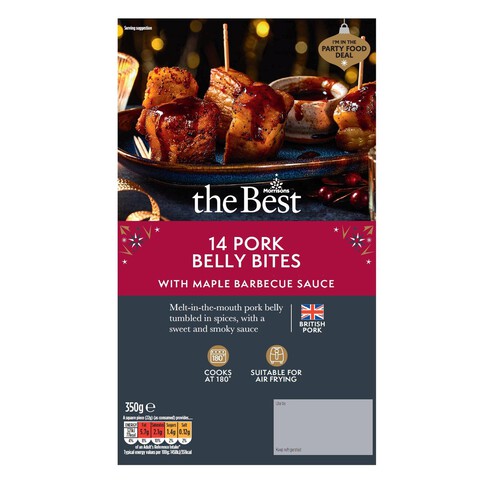 Morrisons The Best 14 Pork Belly Bites With Maple Barbecue Sauce 