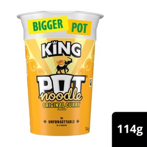 King Pot Noodle Original Curry Flavour 114g