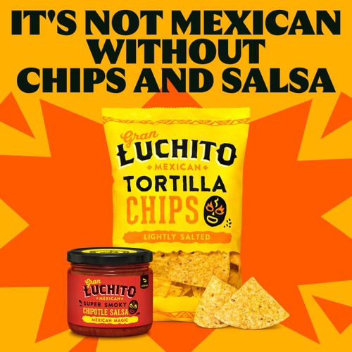 Gran Luchito Lightly Salted Tortilla Chips 170g