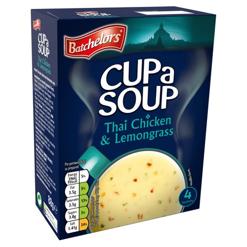 Batchelors Cup A Soup Chicken & Lemongrass 4 Pack 