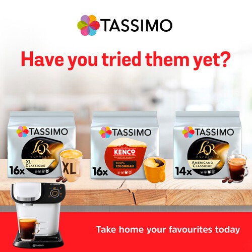 Tassimo Kenco Americano Smooth Coffee Pods x16