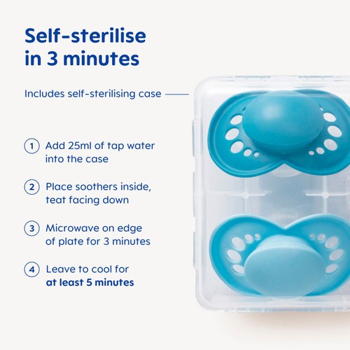 MAM Original 6-18M Soothers 2Pk