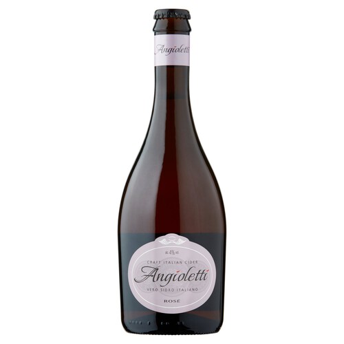 Angioletti Craft Italian Rose Cider Bottle 