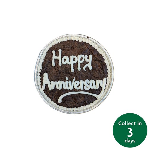 Morrisons Giant Brownie Happy Anniversary