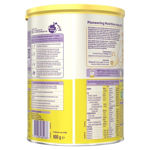 SMA Follow-On Baby Milk Powder Formula 6-12 Months 800g
