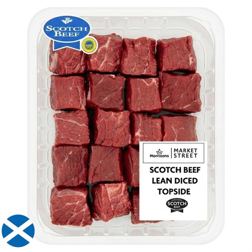 Morrisons Scotch Topside Diced 540g