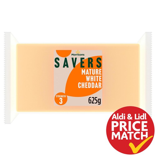 Morrisons Savers Mature White Cheddar