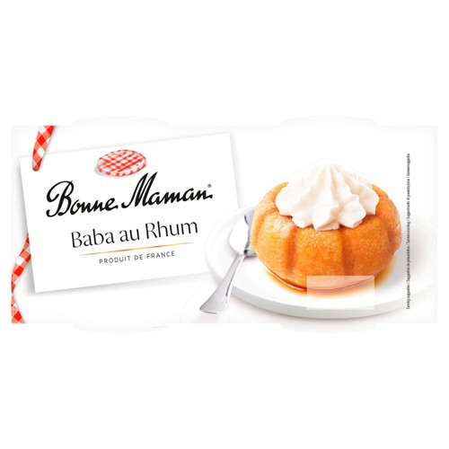 Bonne Maman Baba Au Rhum Dessert 2 x 140g