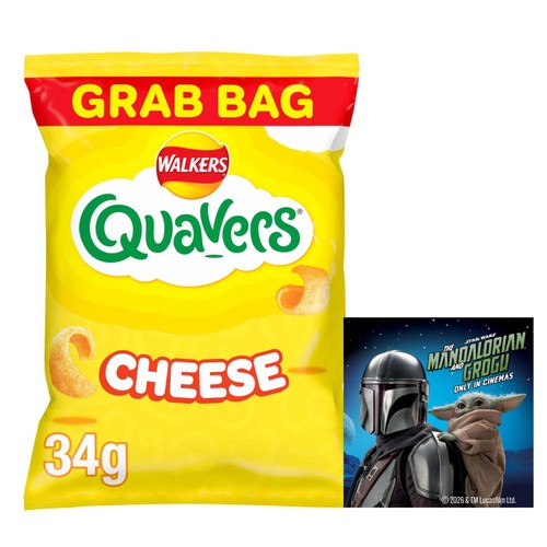 Walkers Quavers Cheese Snacks Crisps