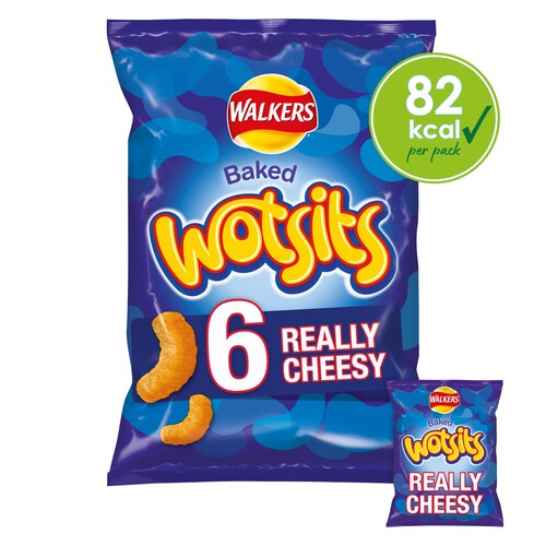 Walkers Wotsits Really Cheesy Multipack Snacks Crisps