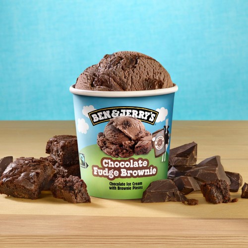 Ben & Jerry's Chocolate Fudge Brownie Ice Cream Tub 465ml